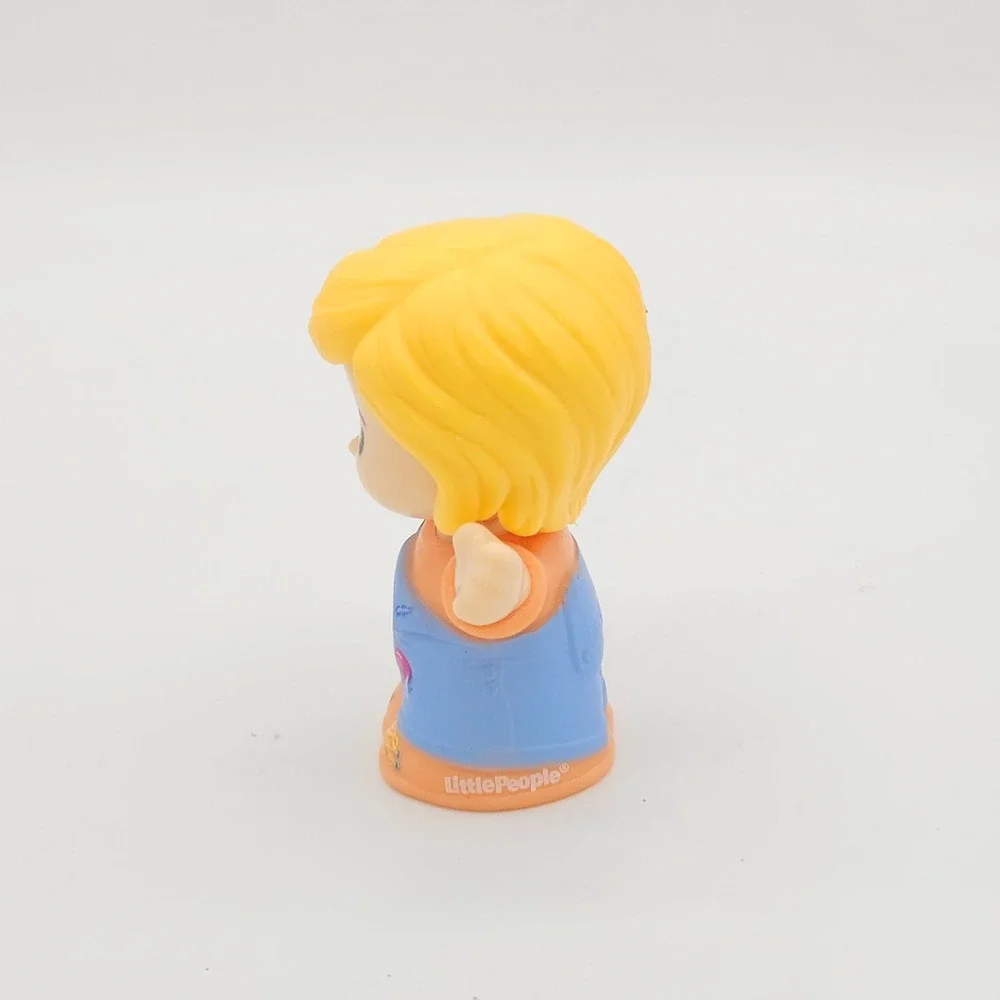 Fisher-Price Little People Figure Unisex OS Blue Orange Girl in Overalls 2022